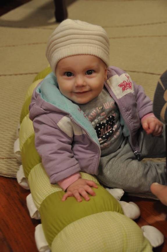 Cada vez mais linda, a sobrinha Luiza está quase com 1 ano (em Curitiba - PR)